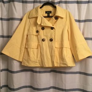 Style&co. Yellow Stylish Raincoat